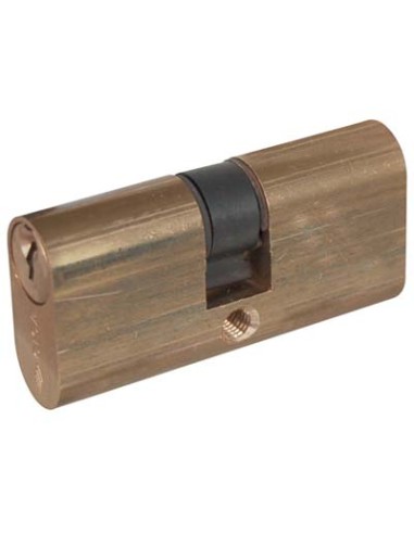 CILINDRO OVALE 08210 CISA OTTONE CHIAVI 3 MM 70 30+40