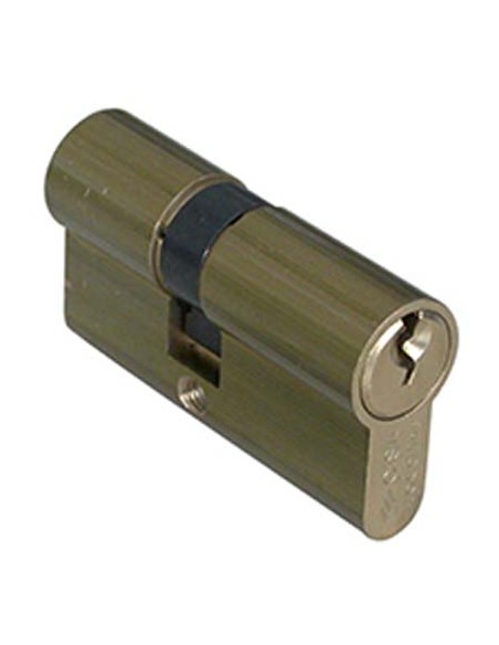 CILINDRO SAGOMATO 08011 LOGO OTTONE CHIAVI 3 MM 50 25+25