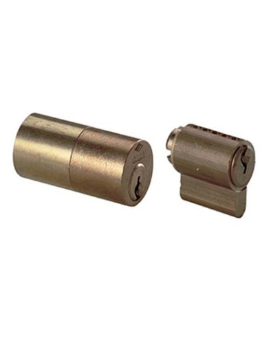 COPPIA CILINDRI ESTERNI 0G150 CISA OTTONE CHIAVI 3 X 1A631/1A721/1A731