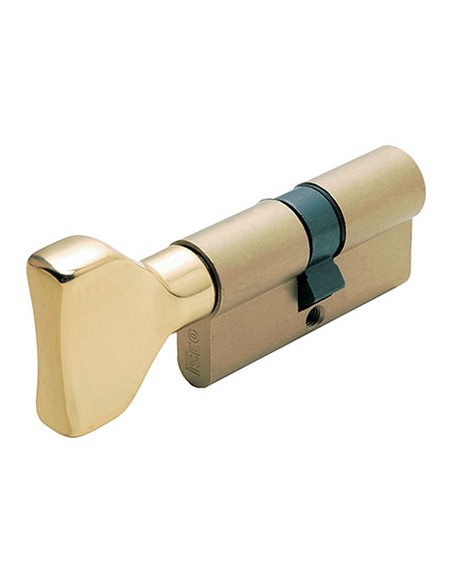 CILINDRO SAGOMATO + POMOLO 8259 ISEO OTTONE CHIAVI 3 MM 70 30+40