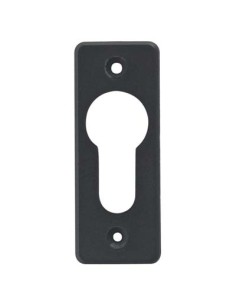 MOSTRINA RETTANGOLARE FORO SAGOMATO 06012 01 CISA NYLON NERO MM 60X23