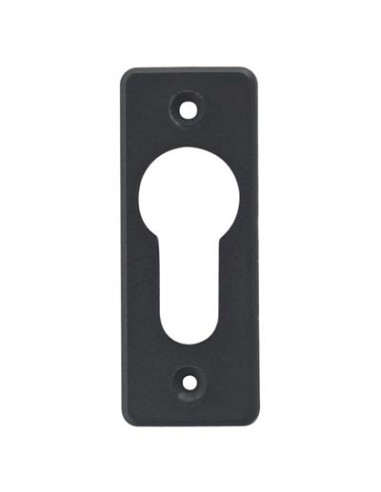 MOSTRINA RETTANGOLARE FORO SAGOMATO 06012 01 CISA NYLON NERO MM 60X23