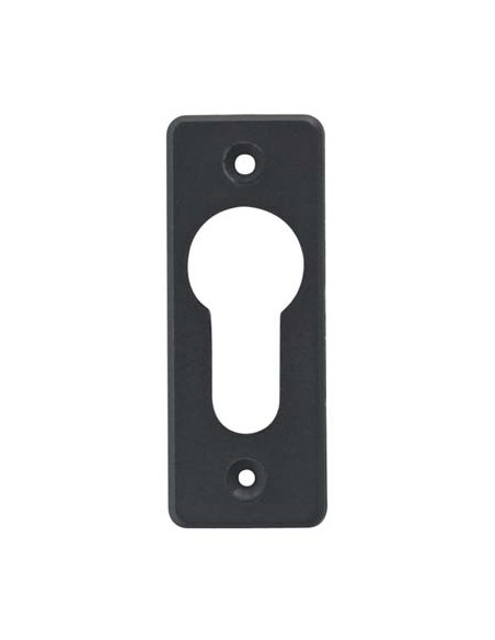 MOSTRINA RETTANGOLARE FORO SAGOMATO 06012 01 CISA NYLON NERO MM 60X23