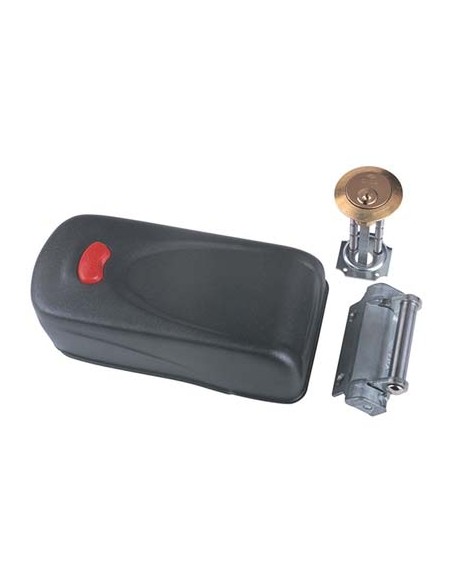 SERRATURA LEGNO APPLICARE ELETTRIKA 1A610 CISA VERN C.STACCATO +PULSANTE E.MM 50/80 DX/SX