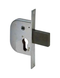 SERRATURA CANCELLO INFILARE 42212 CISA B.Q ZINC F.MM 22 F.SAGOM SCR+Q8 E.MM 30