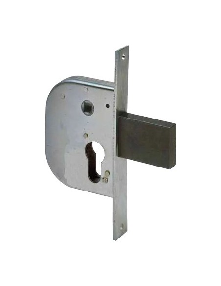 SERRATURA CANCELLO INFILARE 42212 CISA B.Q ZINC F.MM 22 F.SAGOM SCR+Q8 E.MM 30