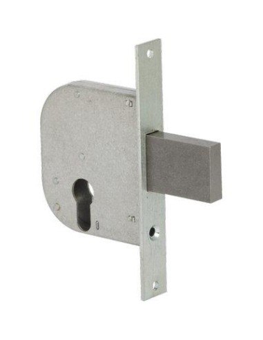 SERRATURA CANCELLO INFILARE 42012 CISA B.Q ZINC F.MM 22 F.SAGOM SCR E.MM 50
