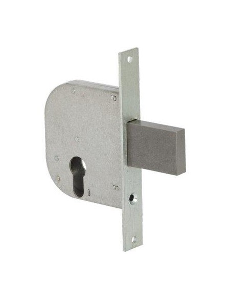 SERRATURA CANCELLO INFILARE 42012 CISA B.Q ZINC F.MM 22 F.SAGOM SCR E.MM 50