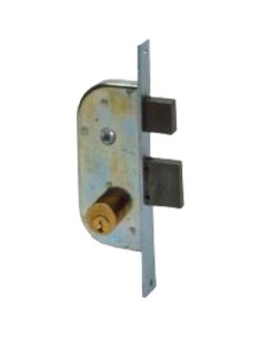 SERRATURA CANCELLO INFILARE 42510 CISA B.Q ZINC F.MM 22 C.TONDO M2+SCR+Q8 E.MM 50