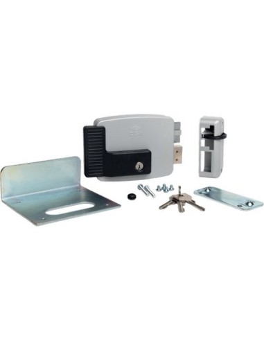 SERRATURA METALLO APPLICARE ELETTRICA 11761N CISA ZINC C.TONDO FISSO M2+SCR+TETT E.MM 50/80 DX
