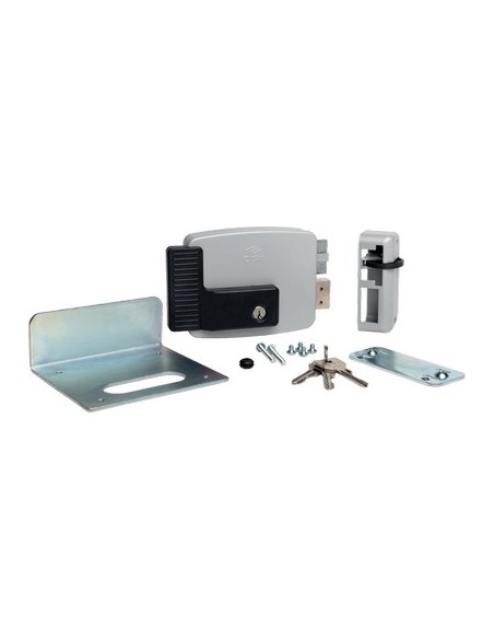 SERRATURA METALLO APPLICARE ELETTRICA 11761N CISA ZINC C.TONDO FISSO M2+SCR+TETT E.MM 50/80 DX