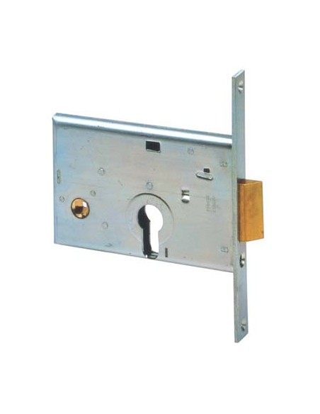 SERRATURA METALLO INFILARE 44145 CISA B.Q ZINC F.MM 16 F.SAGOM M1+SCR H.MM 82 E.MM 60