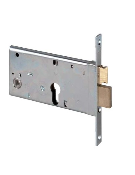 SERRATURA METALLO INFILARE 44360 CISA B.Q ZINC F.MM 16 F.SAGOM M2+SCR H.MM 77 E.MM 80