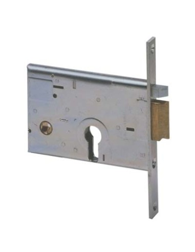 SERRATURA METALLO INFILARE ELETTRICA 14351 CISA B.Q ZINC F.MM 20 F.SAGOM+SCR+F H.MM 77 E.MM 90