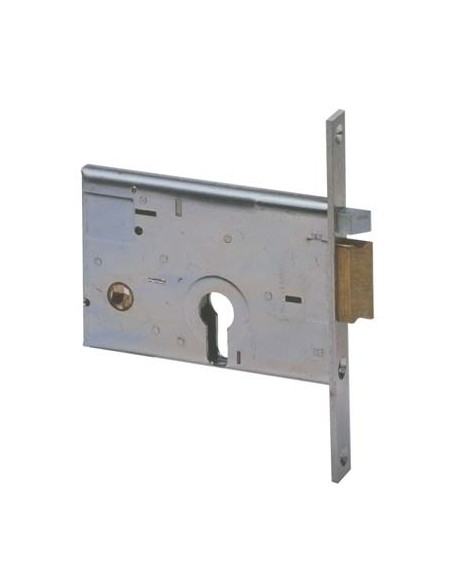 SERRATURA METALLO INFILARE ELETTRICA 14351 CISA B.Q ZINC F.MM 20 F.SAGOM+SCR+F H.MM 77 E.MM 90
