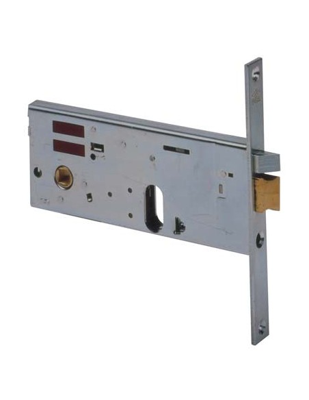SERRATURA METALLO INFILARE ELETTRICA 14450 CISA B.Q ZINC F.MM 16 F.OVALE+SCR+F H.MM 77 E.MM 80