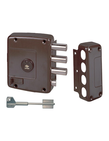 SERRATURA LEGNO APPLICARE 57157 CISA DM M4 SCR E.MM 64 SX