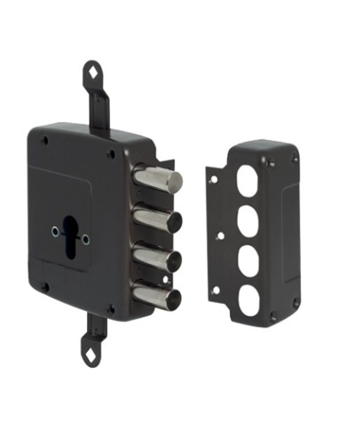 SERRATURA LEGNO APPLICARE 56162 CISA F/SAG M2 TRIP E.MM 63 DX