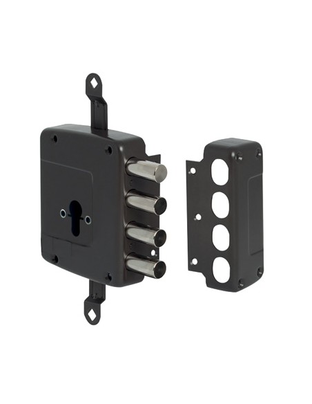 SERRATURA LEGNO APPLICARE 56162 CISA F/SAG M2 TRIP E.MM 63 DX