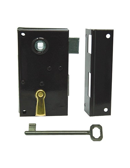 SERRATURA LEGNO APPLICARE 185 BONAITI MAPPA M2+SCR+Q6 E.MM 55 SX