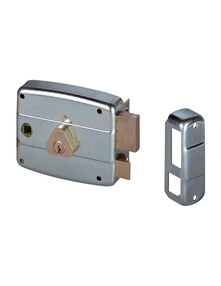 SERRATURA LEGNO APPLICARE 50571 CISA C.TONDO FISSO M2+Q8 E.MM 60 DX