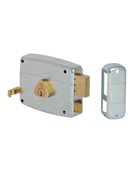 SERRATURA LEGNO APPLICARE 50521 CISA C.TONDO FISSO M2+TIRANTE E.MM 60 DX