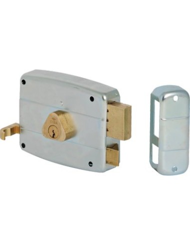 SERRATURA LEGNO APPLICARE 50521 CISA C.TONDO FISSO M2+TIRANTE E.MM 60 SX