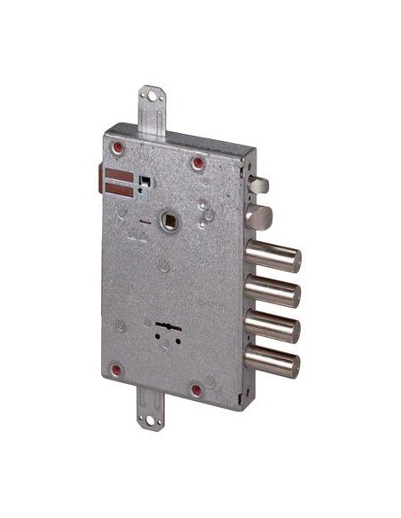 SERRATURA METALLO APPLICARE ELETTRICA 17515 CISA DM CORTA+ CANTIERE  M4+SCR IP.MM 28 E.MM 64