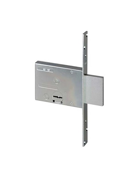 SERRATURA METALLO INFILARE 57013 CISA B.Q ZINC F.MM 25 DM M4 H.MM 82 E.MM 52