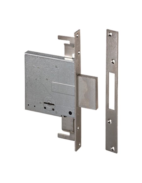 SERRATURA METALLO INFILARE 57015 CISA B.Q ZINC F.MM 25 DM M4 H.MM 114 E.MM 60