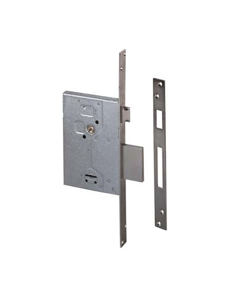 SERRATURA METALLO INFILARE 57250 CISA B.Q ZINC F.MM 25 DM M4+SCR E.MM 60