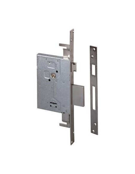 SERRATURA METALLO INFILARE 57255 CISA B.Q ZINC F.MM 25 DM M4 TRIPL+SCR E.MM 60