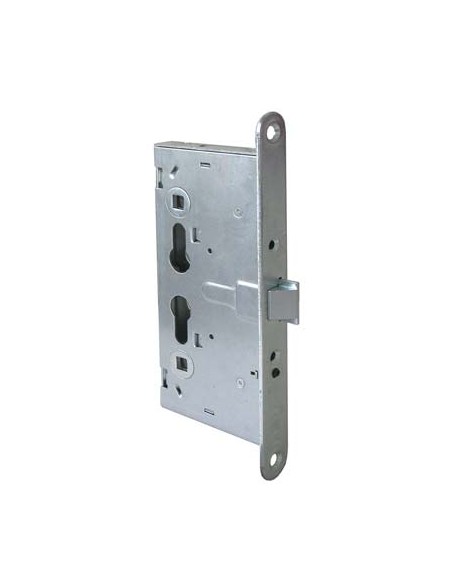 SERRATURA METALLO INFILARE 43110 CISA B.Q ZINC F.MM 24 F.SAGOM+SCR Q9 E.MM 65