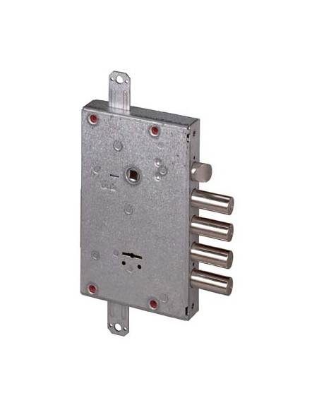 SERRATURA METALLO APPLICARE 57515 CISA DM LUNGA M4+SCR IP.MM 28 E.MM 64 SCATOLATA