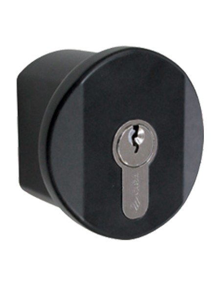 POMOLO ANTIPANICO ESTERNO 07078.35 CISA CON CILINDRO VERN NERO