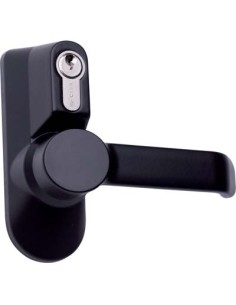 MANIGLIA ANTIPANICO ESTERNA 07078.38 CISA + CILINDRO VERN NERA