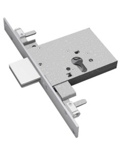 SERRATURA METALLO INFILARE 2053 SECUREMME B.Q ZINC F.MM 25 F.SAGOM M3 TRIPL H.MM 82 E.MM 70