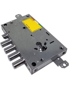 SERRATURA METALLO APPLICARE 1651 GEAR SECUREMME F.SAGOM M3 TRIPL+SCR IP.MM 28 E.MM 63 DX/SX