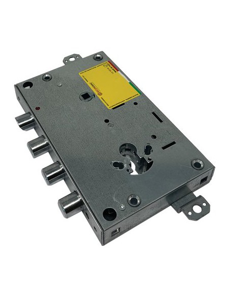 SERRATURA METALLO APPLICARE 1651 GEAR SECUREMME F.SAGOM M3 TRIPL+SCR IP.MM 37 E.MM 63 DX/SX