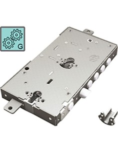 SERRATURA METALLO APPLICARE 2681 SECUREMME DOPPIO F.SAG M3 TRIPL+SCR IP.MM 28 E.MM 63 DX/SX