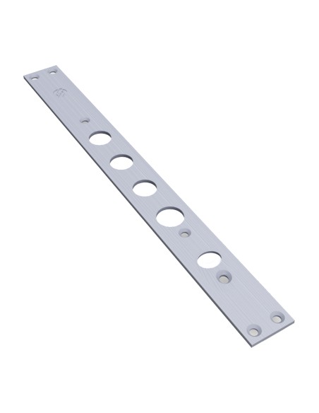 FRONTALE SERRATURA FR2530/37 SECUREMME INOX I.MM 37 X 2431 2681