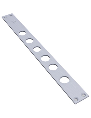 CONTROPIASTRA CP2530/28 SECUREMME INOX MM 356X35 H.MM 3 I.MM 28 X 2431 2681