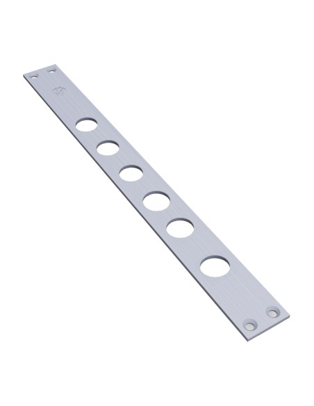 CONTROPIASTRA CP2530/28 SECUREMME INOX MM 356X35 H.MM 3 I.MM 28 X 2431 2681