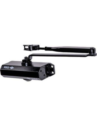 CHIUDIPORTA OLEODINAMICO 604 CISA VERN NERO FORZA 2/4