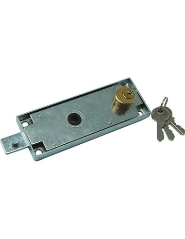 SERRATURA BASCULANTE APPLICARE C1640 POTENT C.TONDO FISSO+Q8 I.MM 67 C.DRITTO