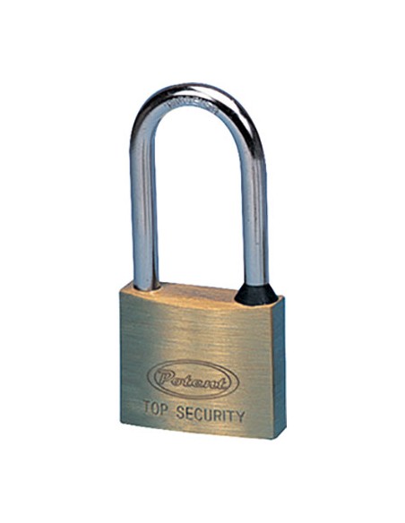 LUCCHETTO ARCO MEDIO 2700 POTENT OTTONE ARCO CROMATO CHIAVI 2 MM 50
