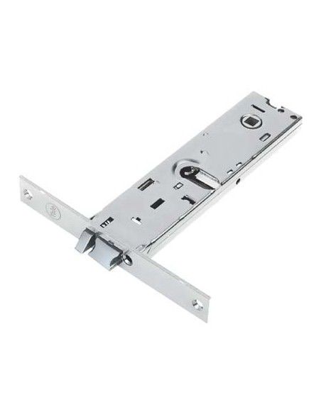 SERRATURA METALLO INFILARE ELETTRICA 85400 YALE B.Q INOX F.MM 16 F.OV+SCR+F+Q8 H.MM 44 E.MM 70