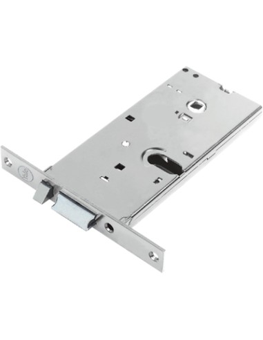 SERRATURA METALLO INFILARE ELETTRICA 85002 YALE B.Q INOX F.MM 16 F.OV+SCR+F+Q8 H.MM 78 E.MM 80