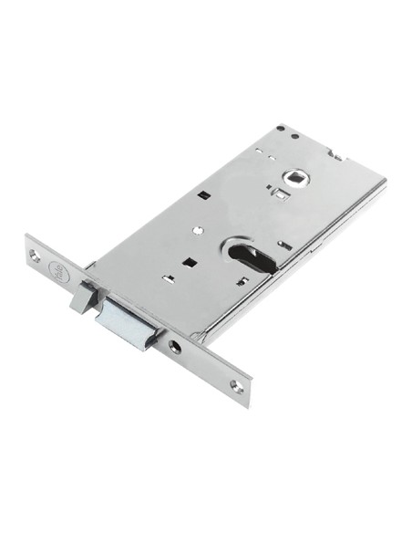 SERRATURA METALLO INFILARE ELETTRICA 85002 YALE B.Q INOX F.MM 16 F.OV+SCR+F+Q8 H.MM 78 E.MM 80