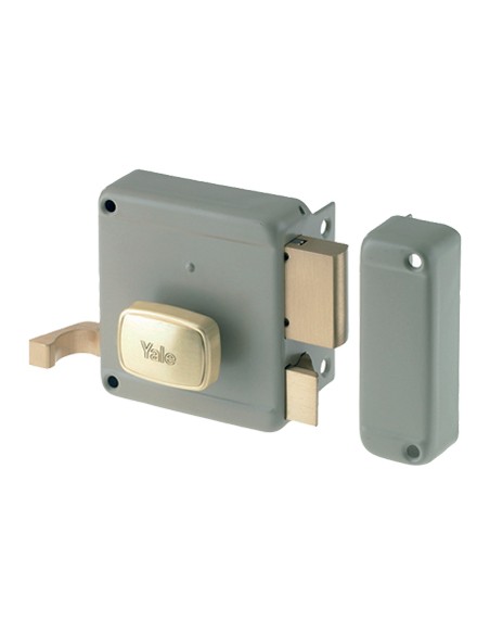 SERRATURA LEGNO APPLICARE 620 YALE C.STACCATO M2+TIRANTE+POMOLO E.MM 70 SX